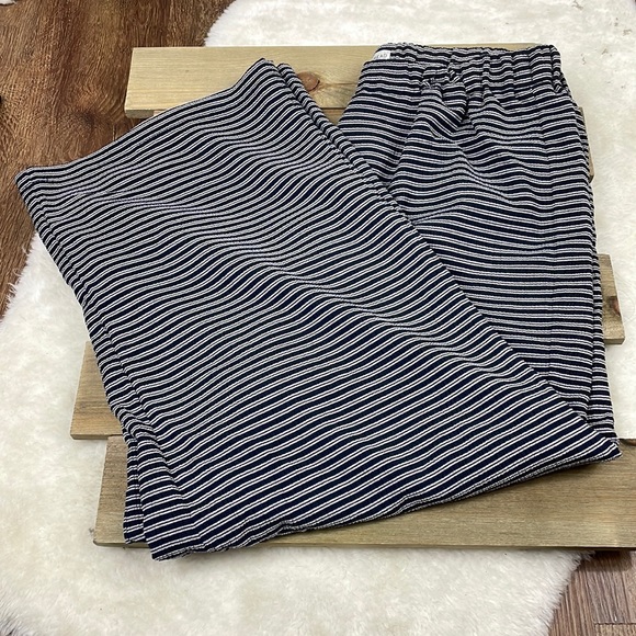 SOLD Madewell Texture & Thread Pull-On Pants in Stripe - Picture 4 of 8